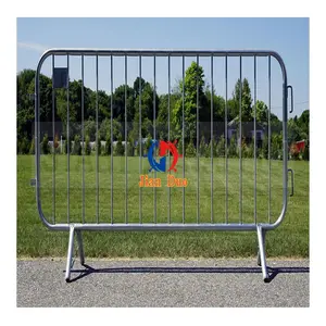 2.2mx1.1m Road Safety Galvanized Industrial Crowd Control Barrier