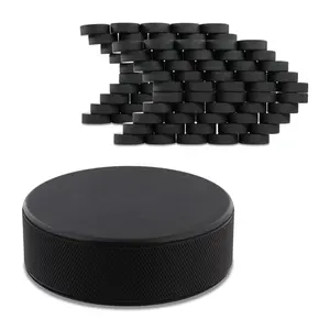 Vendita all'ingrosso a basso prezzo punto di dimensioni ufficiali in bianco gomma vulcanizzata disco da Hockey su ghiaccio per la pratica di gomma Hockey su ghiaccio Puck