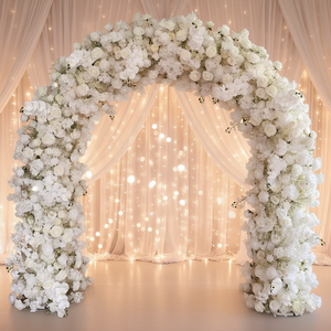 <span class=keywords><strong>Arreglo</strong></span> <span class=keywords><strong>de</strong></span> Flores Artificiales para Bodas y Eventos, Nuevo Estilo, Venta Directa <span class=keywords><strong>de</strong></span> Fábrica, Tela <span class=keywords><strong>de</strong></span> Fondo para Bodas, Arco <span class=keywords><strong>de</strong></span> Flores - Product Image 1