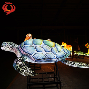 โคมไฟเทศกาลไหมจีนโคมไฟรูปสัตว์แบบซิกองของตกแต่งงานปาร์ตี้โคมไฟแบบดั้งเดิมขนาดใหญ่ออกแบบได้ตามต้องการ - Product Image 4