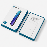 Boîte cadeau personnalisée pour téléphone portable, emballage de luxe en carton rigide pour une expérience d'ouverture électronique optimale