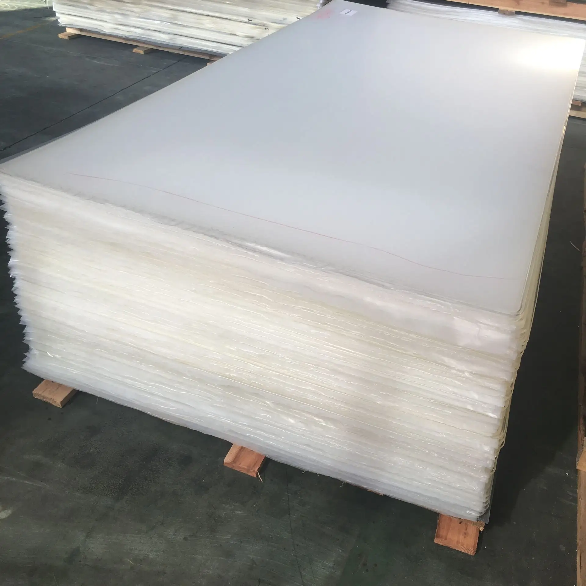 yageli china factory direct sale 4x8ft customized thickness cast clear acrylic glass plate sheet