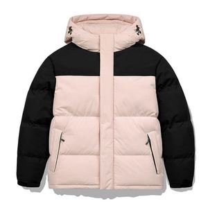 Veste matelassée d'hiver pour homme, personnalisée, avec capuche, rembourrage en coton, fermeture éclair, chaude, unisexe, patchwork - Product Image 3