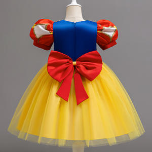 Disfraz <span class=keywords><strong>de</strong></span> Princesa Blancanieves para Niñas, Vestido <span class=keywords><strong>de</strong></span> Tul con Mangas Abullonadas y Lazo, Disfraz <span class=keywords><strong>de</strong></span> Halloween para Niñas, Poliéster, TV y Cine - Product Image 4