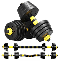 Ensemble d'Haltères et Kettlebell Barre Ajustables en Ciment à Prix Abordable – 10kg, 15kg, 20kg, 30kg et 40kg pour Musculation