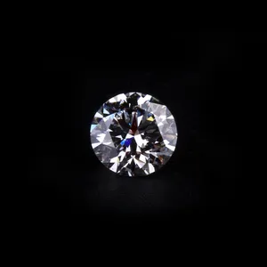 IGI证书CVD钻石圆形切割宽松DEF颜色VS1 VS2透明合成实验室生长宝石
