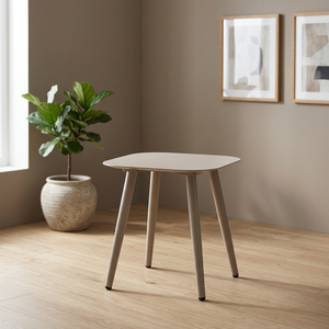 Modern Weather-resistant Aluminum Outdoor Side <b>Table</b> Set for Hotel <b>Garden</b> Poolside Villa hotel Patio Use dining <b>table</b> - Product Image 3