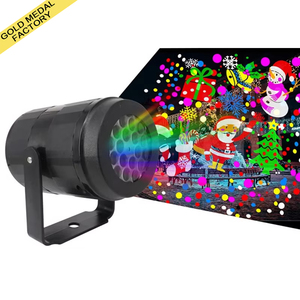Luce di Proiezione Natalizia per Esterno e Interno, Proiettore LED di Fiocchi di Neve Navidad Natal per Decorazioni Natalizie e Feste - Product Image 1