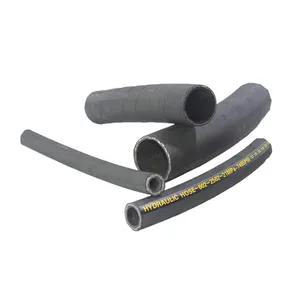 Customized Nitrile Synthetic Gasoline /Oil/Fuel Hoses Resistant Hydraulic Rubber Hose SAE 100 R1