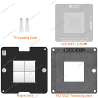 Kits de gabarits de rebillage IC pour GPU RX6700XT 215-127000006 215-127000036 215-127000116 0,25 mm, à chaleur directe