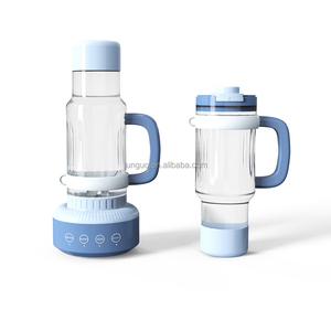 Mixeur personnel portable avec poignée, couvercle anti-fuite, compatible porte-gobelet, <span class=keywords><strong>pour</strong></span> smoothies <span class=keywords><strong>et</strong></span> jus, idéal <span class=keywords><strong>pour</strong></span> les voyages <span class=keywords><strong>et</strong></span> la salle de sport - Product Image 2