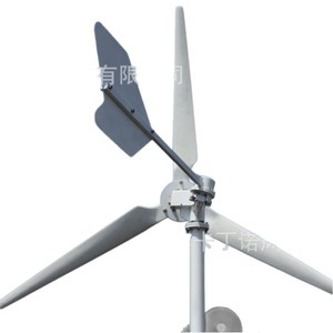 เครื่องกำเนิดไฟฟ้าพลังงานลมแบบแกนนอน Kdn Kdn-Fk3000W 220V เชื่อมต่อกับระบบกริดพร้อมตัวควบคุม - Product Image 2