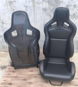 Asiento de Carreras RECARO de Fibra de Carbono con Respaldo Ajustable, Asiento Deportivo Personalizable, Accesorio de Modificación Interior para Automóvil - Product Image 5