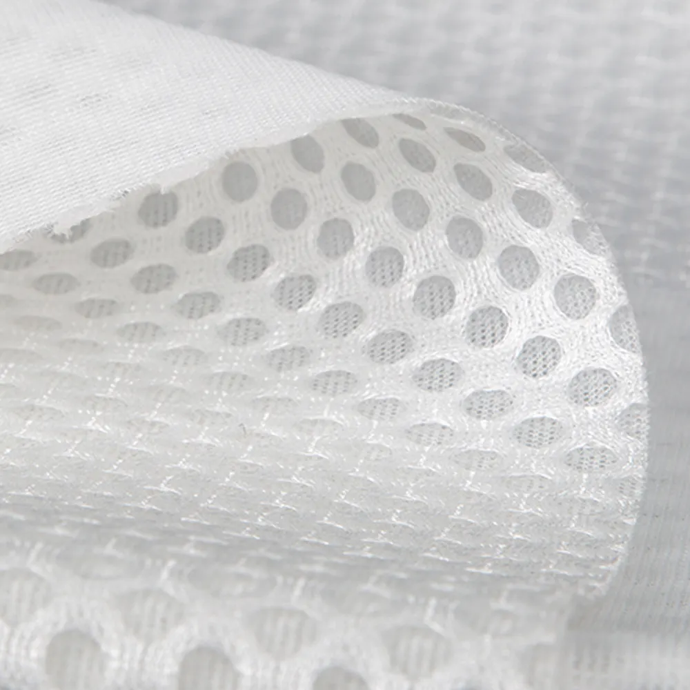Kain jala Sandwich pengatur jarak udara 3D poliester daur ulang untuk tas bantal tempat tidur