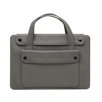 Housse pour ordinateur portable en cuir PU de luxe personnalisée, grande capacité, housse pour ordinateur portable, sac pour ordinateur portable pour Mack Book, voyage, bureau et cadeau d'affaires
