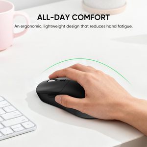 Minimalist Fashion M384 Universal for Blue Tooth Mouse Wired and Wireless Three-mode Charging for Notebook <b>Desktop</b> Tablet <b>Pc</b> - Product Image 6