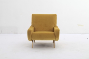 Silla de terciopelo premium Marco Zanuso Lady para proyectos comerciales, hoteles, salones privados, oficinas ejecutivas, diseño de interiores de lujo. - Product Image 2