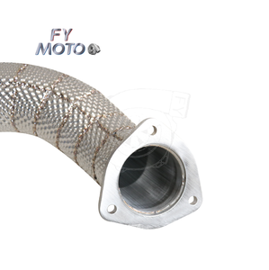 Tuyau de descente d'échappement pour <span class=keywords><strong>2022</strong></span> + Porsche 718 <span class=keywords><strong>GT4</strong></span> <span class=keywords><strong>RS</strong></span> 4.0L avec OPF avec bouclier thermique - Product Image 4