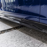 Kit de carrosserie pour Tesla Model S 2023-2024, mise à niveau en fibre de carbone, pare-chocs avant, lèvre avant, diffuseur arrière, aileron arrière, jupes latérales, accessoires