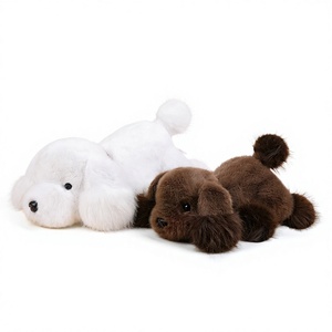 Peluche de Perro Tumbado Adorable al por Mayor, Juguete Suave Antiestrés, Almohada de Cachorro, Regalo Perfecto de Cumpleaños para Niños, Decoración del Hogar - Product Image 1