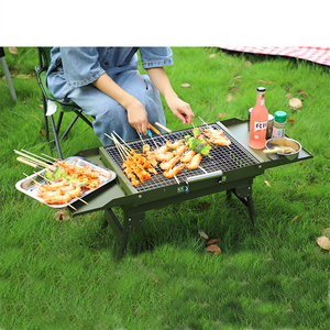 <span class=keywords><strong>Barbecue</strong></span> multifonctionnel, fournitures de Camping en plein air, gril à charbon de bois coréen, poêle pour l'extérieur, pouces - Product Image 3
