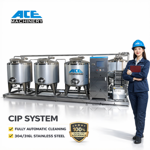 Automatic Stainless Steel Milk and Juice Cip Cleaning System Cip Unit Cleaning in Place System for Juice - Product Image 6
