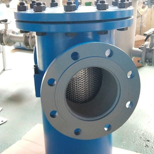 60 Mikron <span class=keywords><strong>T</strong></span> Tipi Paslanmaz Çelik 304/316 Yüksek Debili Sepet Süzgeç Filtre Gövdesi Sıvı Gaz Filtrasyonu için ISO9001 - Product Image 3