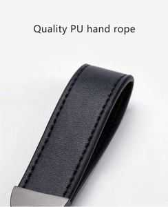 พวงกุญแจหนัง PU/พวงกุญแจหนังแท้สั่งทำพิเศษสำหรับธุรกิจ พวงกุญแจหนัง PU แบบเรียบ/พวงกุญแจหนังผสมโลหะสังกะสี - Product Image 2