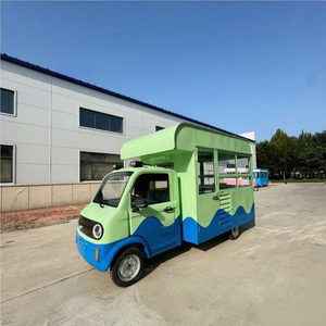 Camion de restauration mobile de grande taille en acier inoxydable, résistant à la rouille et équipé de suivi GPS, pour la vente de glaces, de restauration rapide, de snacks et de hot-dogs - Product Image 1