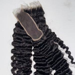 批发越南发束小结高清2*6 6*6 7*7闭合生缅甸卷发扭结卷发 - Product Image 1