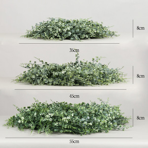 พวงหรีดประดิษฐ์ใบไม้สีเขียว - Product Image 4