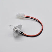Lámpara halógena Bead 6V 10W Mindray Analizador bioquímico semiautomático Bombilla con Línea 6V
