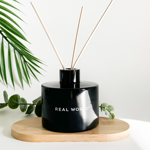 Botellas <span class=keywords><strong>de</strong></span> Vidrio Vacías Redondas <span class=keywords><strong>de</strong></span> 50 ml, 100 ml, 120 ml, 150 ml, 200 ml, Color Negro Brillante, para Difusor <span class=keywords><strong>de</strong></span> Aromas, <span class=keywords><strong>con</strong></span> Varillas <span class=keywords><strong>de</strong></span> Bambú - Product Image 1