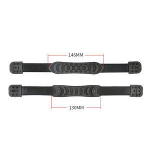 Poignées de sac à outils en sangle de 146 mm et 130 mm, accessoires durables en plastique pour sacs, options de couleur noire personnalisées - Product Image 1