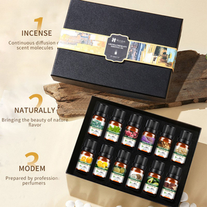 Ensemble d'huiles essentielles premium 100% pures et naturelles, kit d'huiles essentielles d'aromathérapie pour diffuseur, soin de la peau, massage - Product Image 3