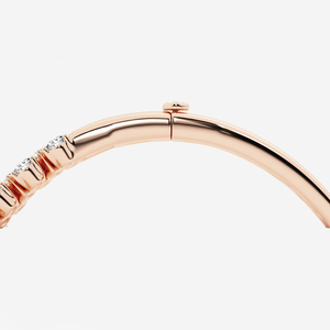 5 3 4 CTW Marquise and Pear Lab Grown Diamond <b>Bangle</b> Bracelet 7 Inch Elegant Sparkling Fashion Jewelry for Women - Product Image 3