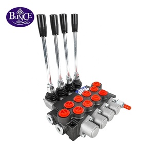 Commandes de joystick hydrauliques 4P80 6P80 7P80 21GPM 80LPM pour contrôle directionnel hydraulique à 5, 6 ou 7 bobines - Product Image 3