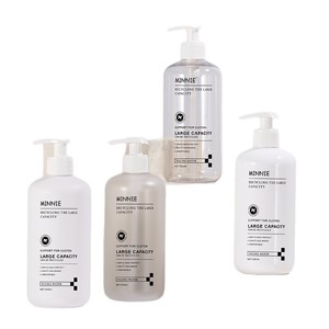 Flacon pompe transparent Minnie Round Shoulder 500ml pour shampoing et gel douche - Product Image 2