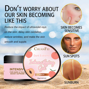 Crème bronzante végane de qualité supérieure pour solarium, accélérateur de <span class=keywords><strong>bronzage</strong></span> estival, gel bronzant foncé - Product Image 1