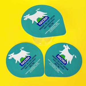 Tapas de Aluminio para Alimentos con Logotipo Personalizado, Troqueladas, con Película de PET/PP/PE para Vasos de Yogur y Bebidas, Sellado Térmico - Product Image 6