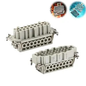 16pin industrial Heavy Duty rectangular Connector replace harting 09330162601,09330162611,09330162701,09330162711