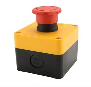 Interruptor de parada de emergencia de señal roja Interruptor de botón pulsador resistente a la intemperie de 660V con caja Botón de parada de emergencia con caja de parada de plástico - Product Image 3