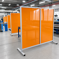 Écran de sécurité pour soudage en PVC/PC, panneau de protection contre les arcs électriques pour atelier industriel
