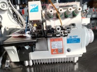 Machine à coudre industrielle à grande vitesse Zoyer EX Series ZY987-4D à 4 fils, surjeteuse à lit plat, en promotion