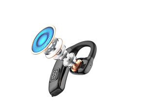 จอแสดงผลดิจิตอล ระยะเวลาสแตนด์บาย <span class=keywords><strong>365</strong></span> วัน หมุนได้ 180 องศา หูฟังไร้สาย X30 แบบส่งเสียงผ่านอากาศ พร้อมที่เกี่ยวหู สำหรับธุรกิจ - Product Image 6