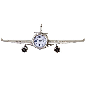 Haute qualité rétro fer <span class=keywords><strong>décoration</strong></span> <span class=keywords><strong>murale</strong></span> avion horloge <span class=keywords><strong>murale</strong></span> créative bar restaurant café antique mur <span class=keywords><strong>décoration</strong></span> <span class=keywords><strong>industrielle</strong></span> - Product Image 4