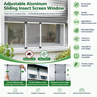 Moustiquaire coulissante rétractable Push-Pull, lavable, anti-animaux, pour patio, balcon, appartement, villa, maison, terrasse
