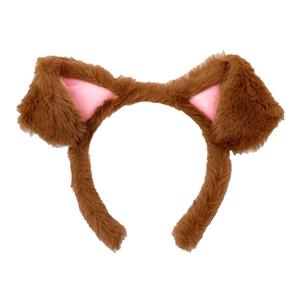 Dalmatian bando rambut telinga lembut lucu kartun hiasan kepala anjing untuk gaun pesta liburan Natal kartu Rambut - Product Image 2