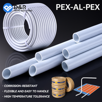 Système de plomberie personnalisé D & R 4 "diamètre 12 ~ 16mm 1216 tuyau composite flexible de système de chauffage par le sol PEX-AL-PEX pour l'eau chaude et froide