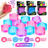Jouet anti-stress en forme de petit cube de glace, best-seller, mignon, en TPR souple, populaire en ligne